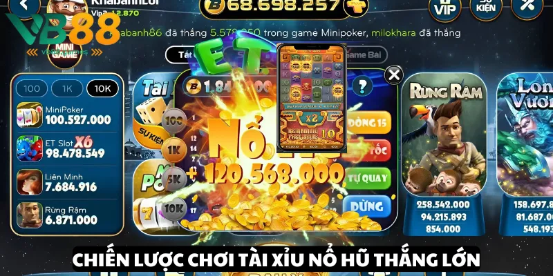 Tài Xỉu Nổ Hũ: Chơi Để Thắng Lớn và Cách Tận Dụng Chiến Lược 3 Bỏ túi chiến lược cược Tài Xỉu Nổ Hũ đỉnh cao từ chuyên gia